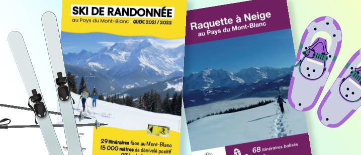 Nouveaux topoguides ski de randonnée & raquettes à neige 2021/2022
