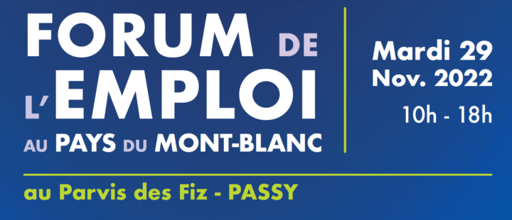 Forum de l’emploi au Pays du Mont-Blanc !