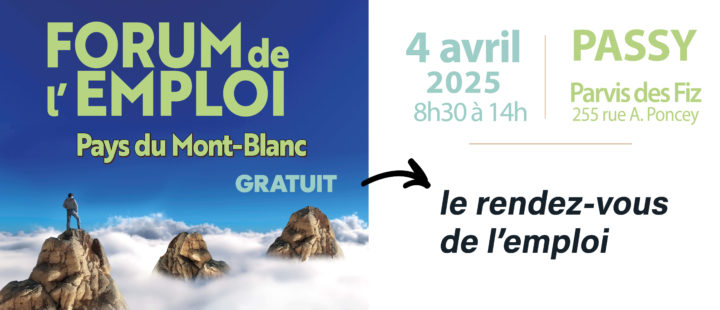 Bienvenue au Forum de l’emploi au Pays du Mont-Blanc